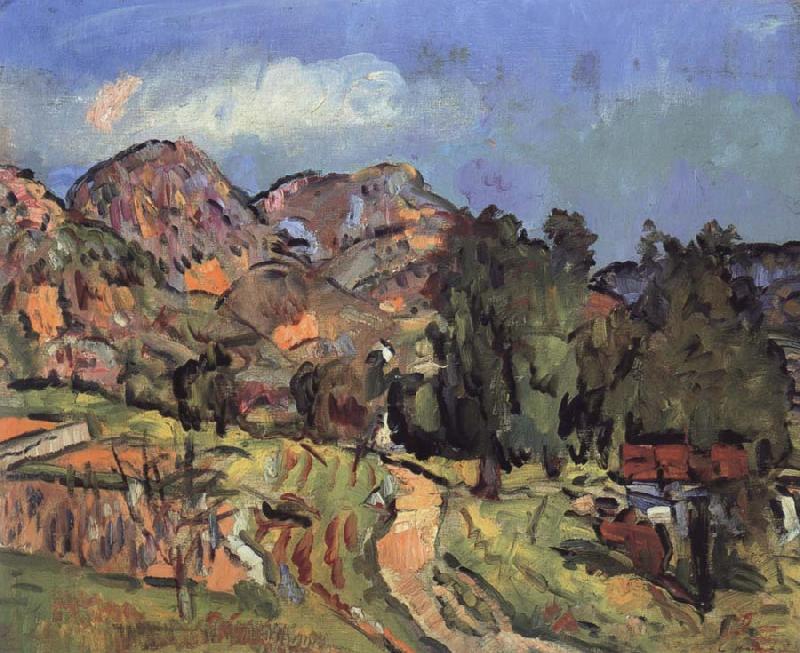 George Leslie Hunter Provencal Landscape oil painting picture